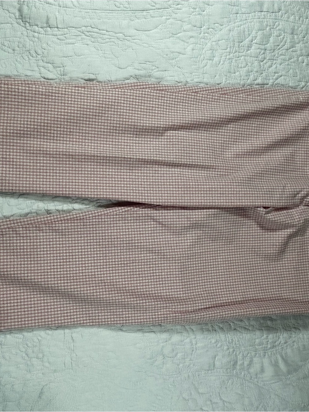 Talbots Pink Gingham Cropped Pants